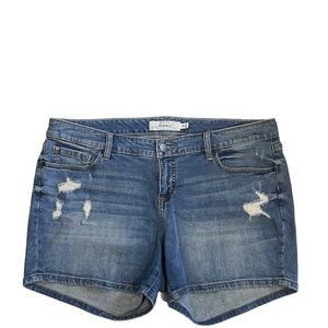 TORRID Distressed Jean Shorts Size 18